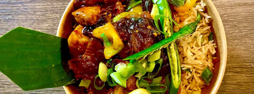 Arranged Food and Objects