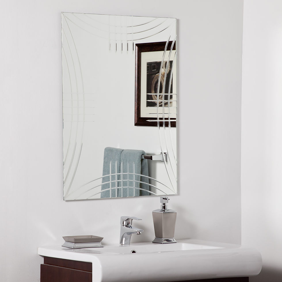 Caydon Modern bathroom mirror