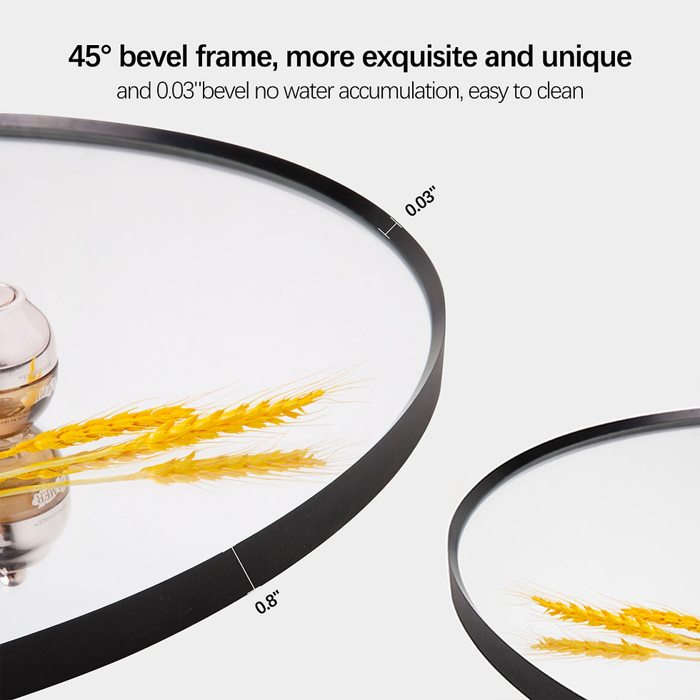 Thumbnail: Jesse Black Framed Round 23.6" Wall Mirror