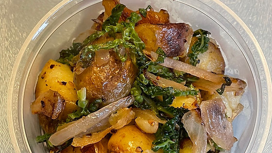 Saute New Potato & red onion - 2 portions