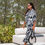 Thumbnail: Wide Leg Pants Lotus Print