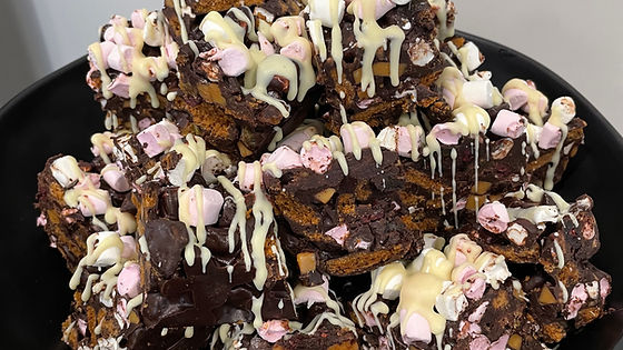 Biscoff Rocky Road