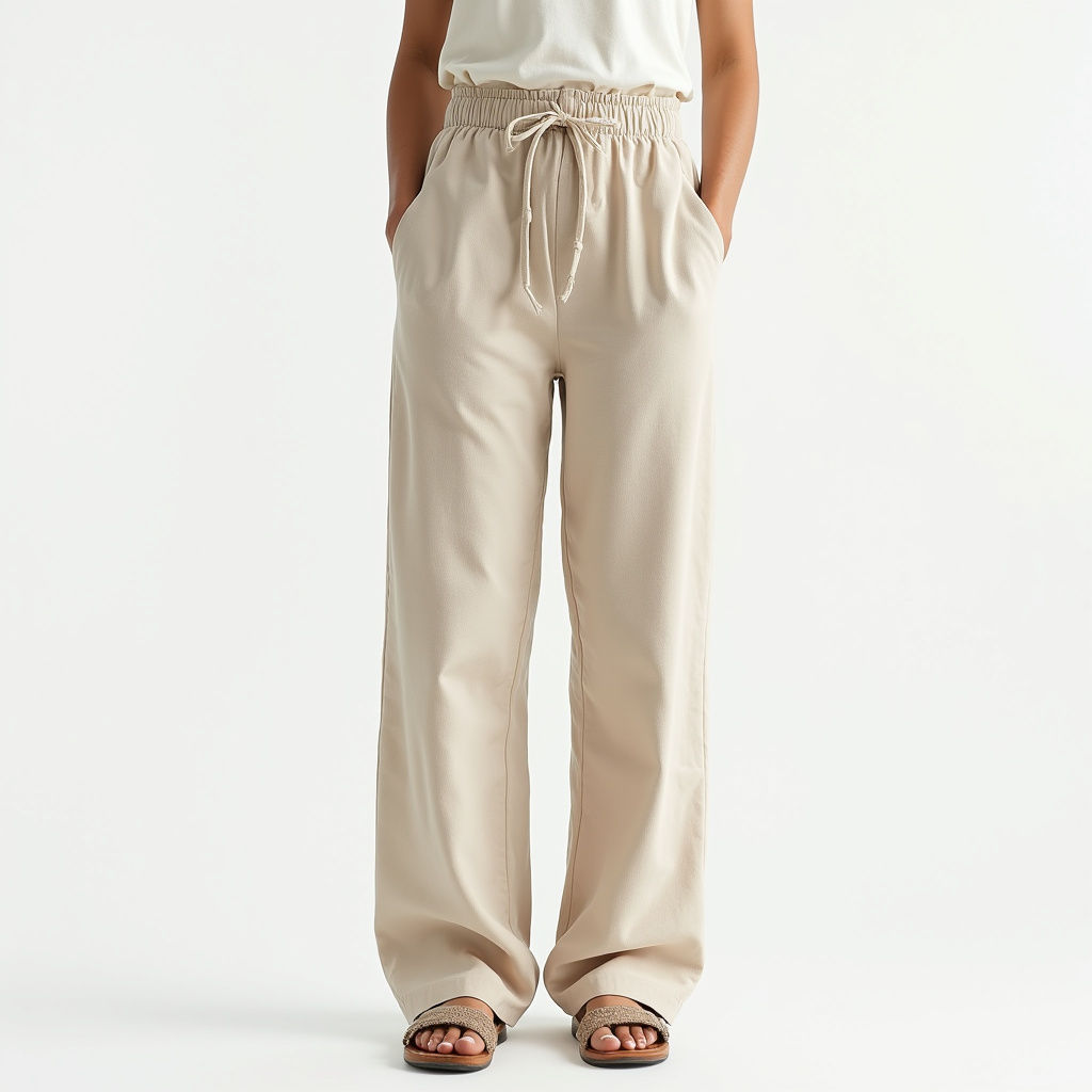 Linen Blend Trousers