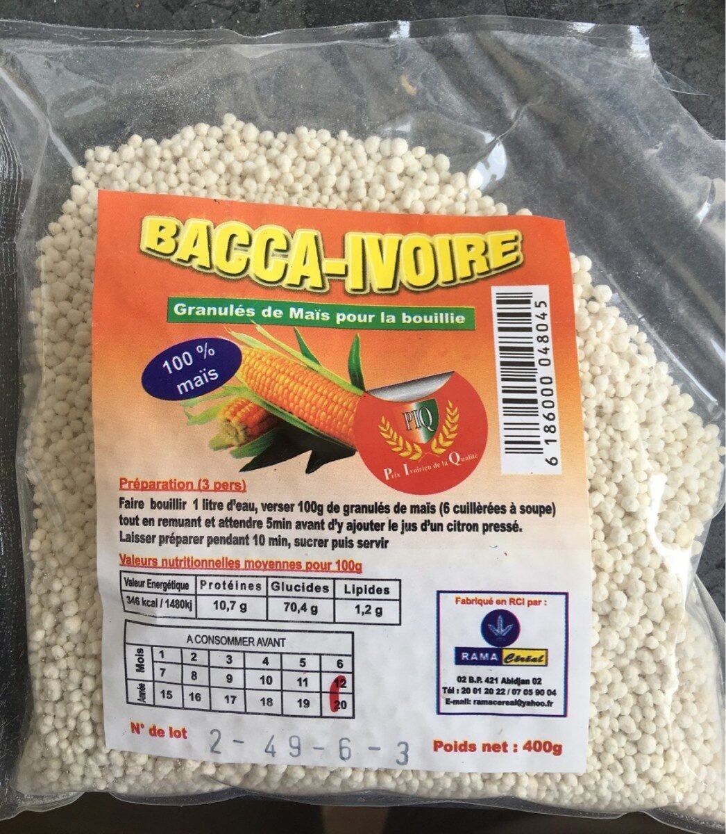 BACCA IVOIRE MAÏS