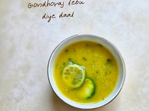Gondhoraj Lebu diye daal: The fragrance of a Bengali summer