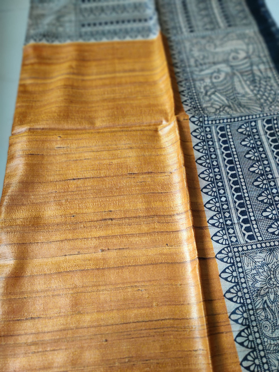 Thumbnail: Shankh ( Tussar Silk )