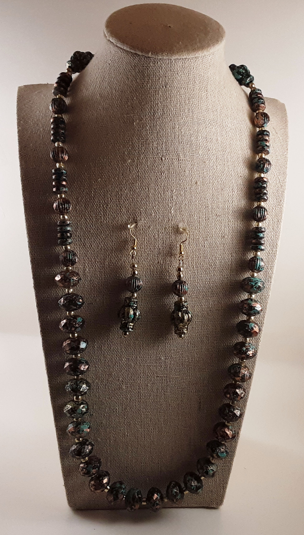 Chunky Azteca  Necklace Set