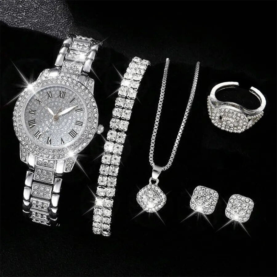 Thumbnail: Luxury Sparkling Jewellery Set