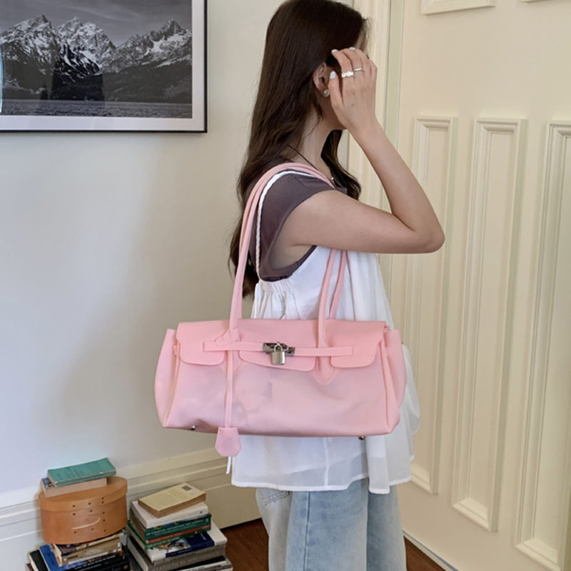 Thumbnail: Elegant Pink Tote Shoulder Bag – Chic Everyday Luxury
