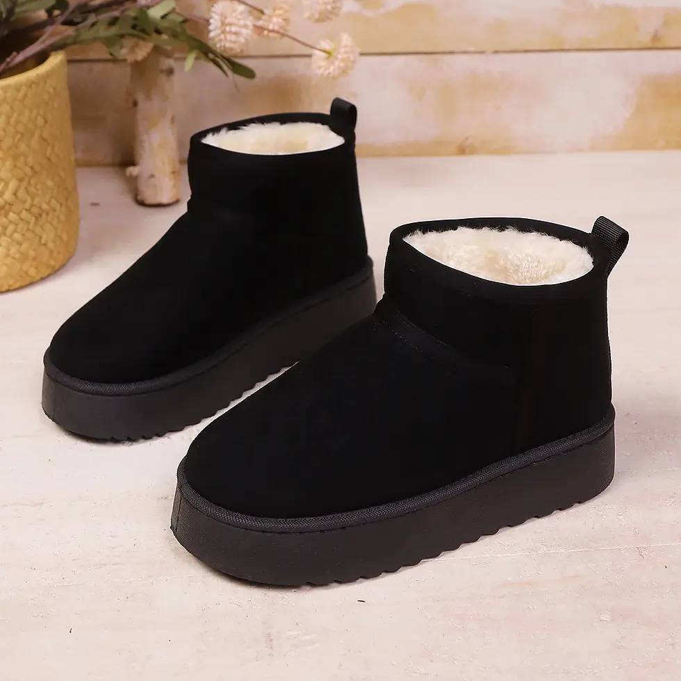 Thumbnail: Cosy Suede Ankle Boots – Comfort with Chic Appeal