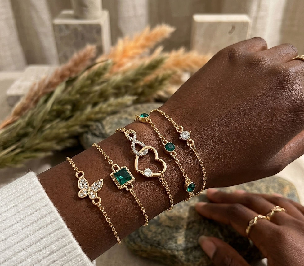 Thumbnail: Golden Grace Bracelets – Elegance in Every Detail