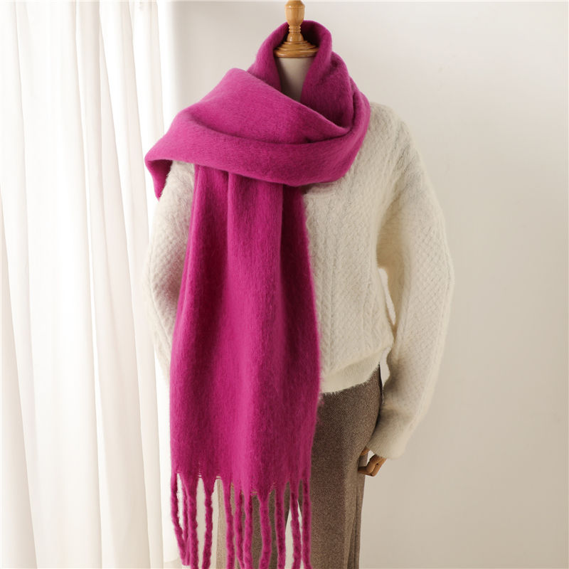 Thumbnail: Fringed Winter Scarf – Warmth with Effortless Style