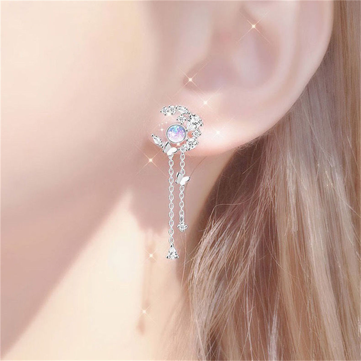 Astronomic Charm Earrings – Celestial Elegance, Timeless Glow
