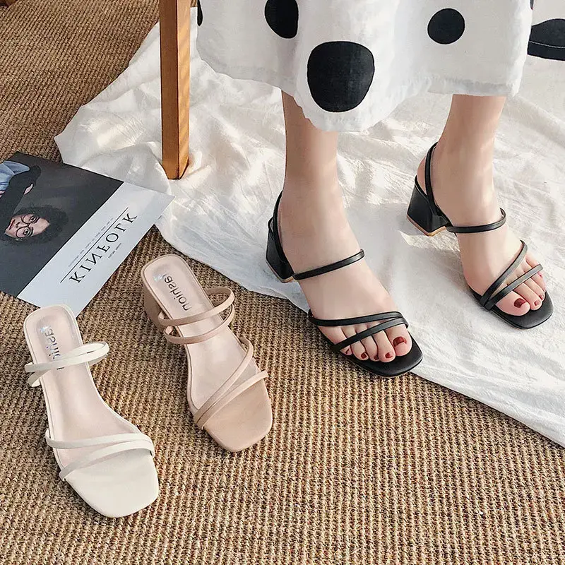 Thumbnail: Chic Strappy Sandals – Effortless Elegance for Every Step