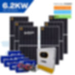 6.2KW Akıllı Ev Güneş Paneli Sistemleri