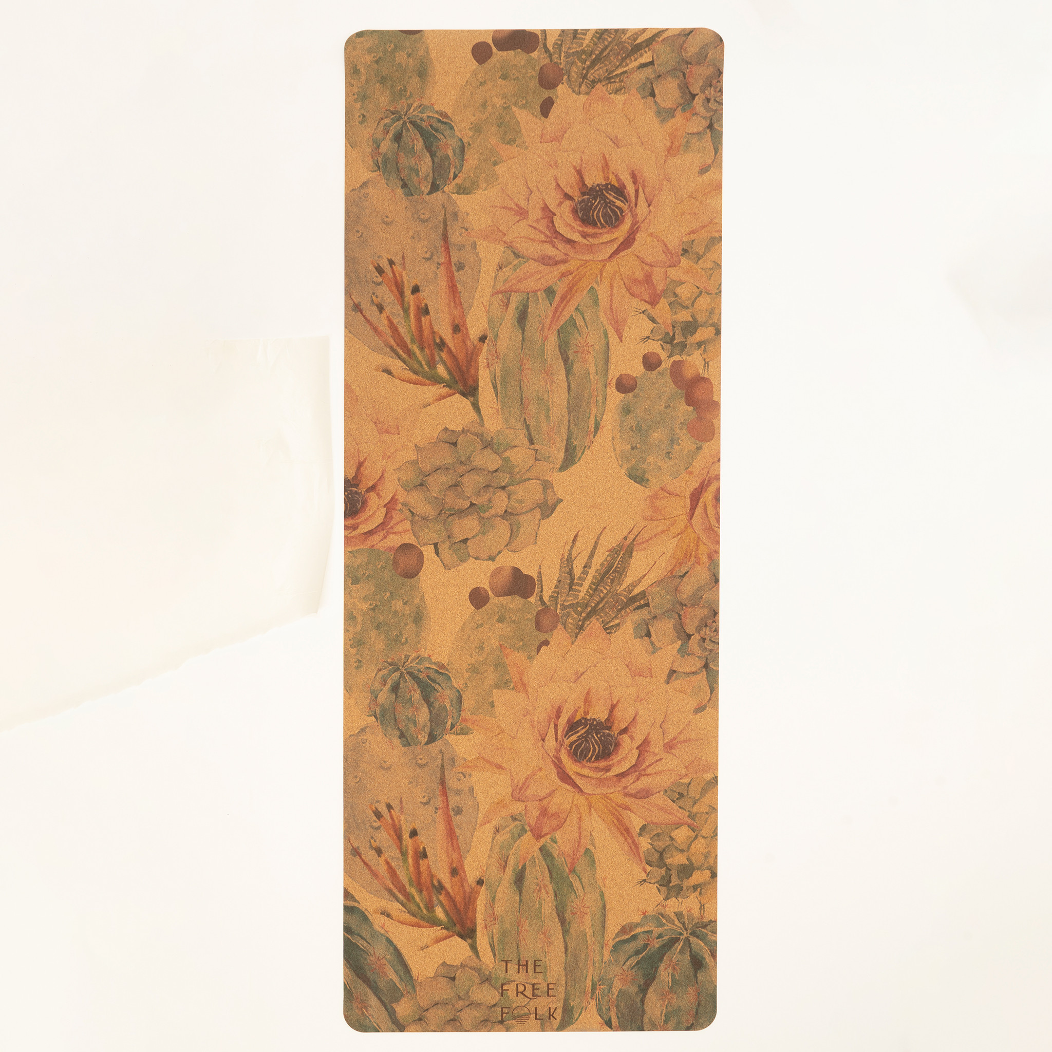Floral Cork Yoga Mat