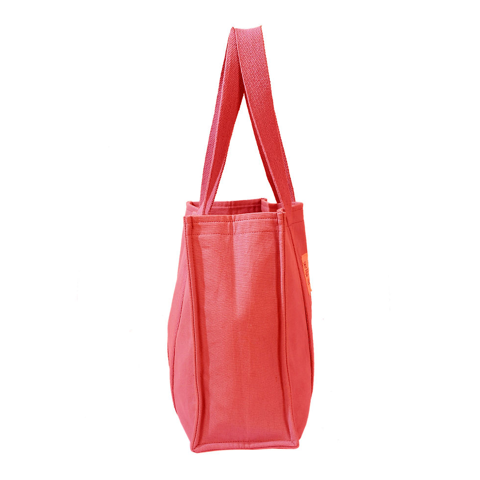 Thumbnail: Premium Canvas Tote Bag - Cranberry