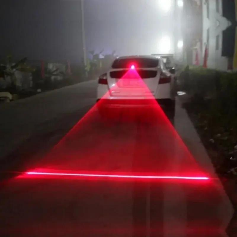 Thumbnail: Car Auto LED Laser Fog Light Vehicle Anti-Collision Taillight Brake Warning Lamp