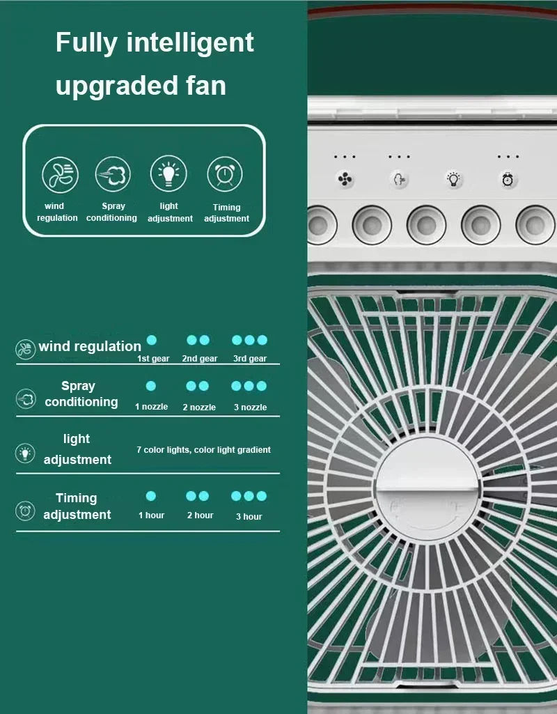 Thumbnail: New 3 In 1 Fan air Conditioner Household Portable