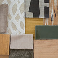 Materiaalplan gelaagde texturen Tilburg