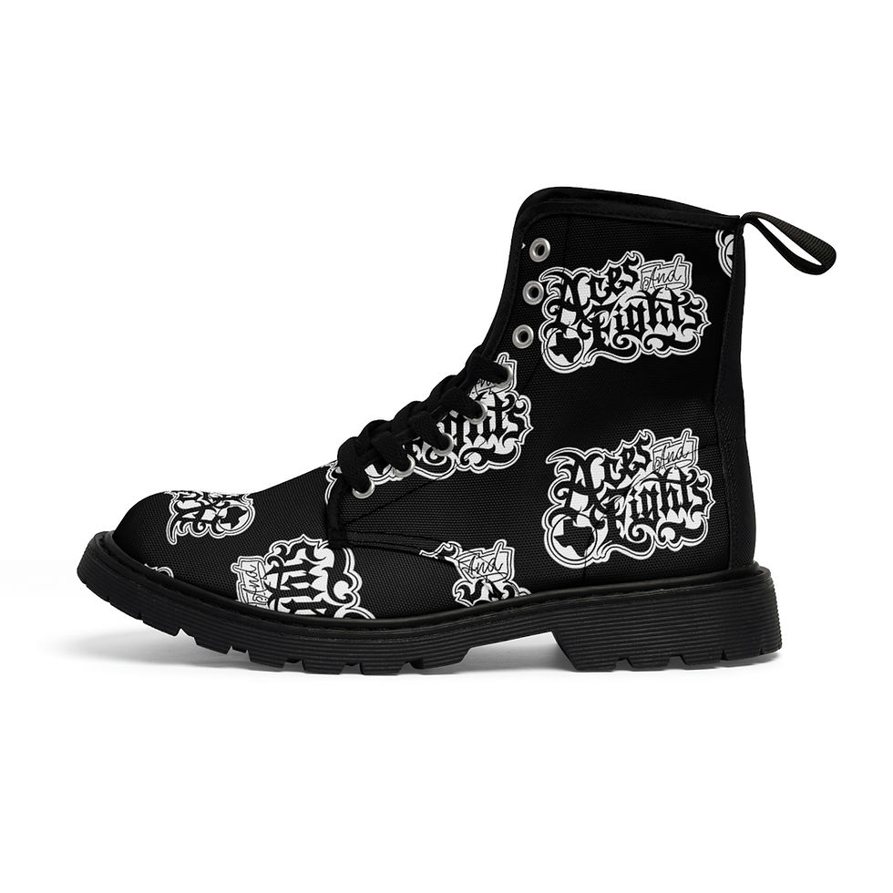 Thumbnail: Men's Canvas Boots - Aces & Eights