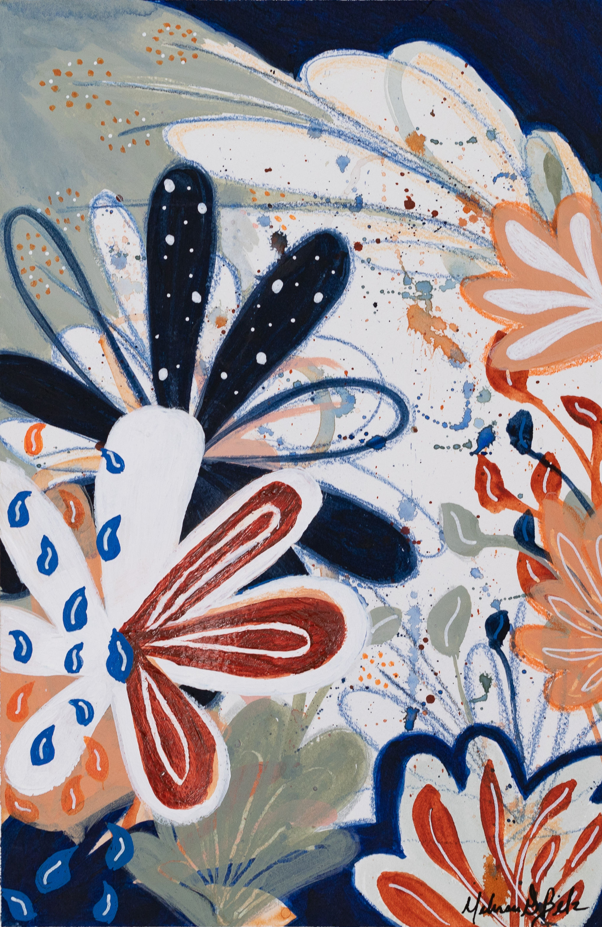 Abstract Floral Studies No. 1