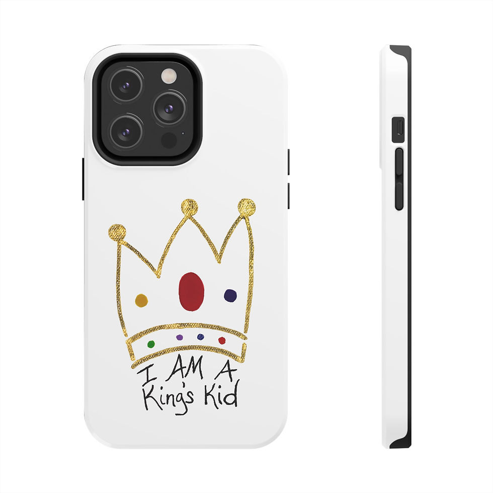 Thumbnail: Royal Crown Tough Phone Case, Kids Phone Cover, Crown Design, Birthday Gift