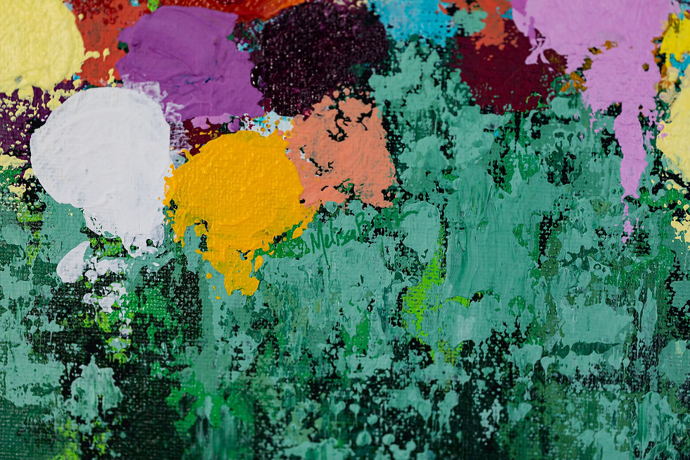 Thumbnail: Flower Field Diptych | float framed