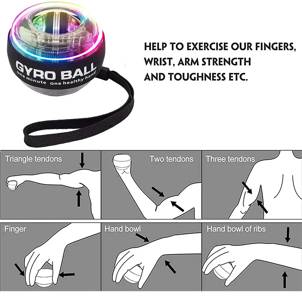 Thumbnail: Gyro Ball Hand Muscle Trainer 