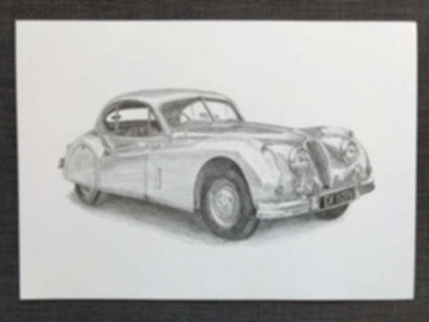 Bespoke Car Drawing (A4 unframed)