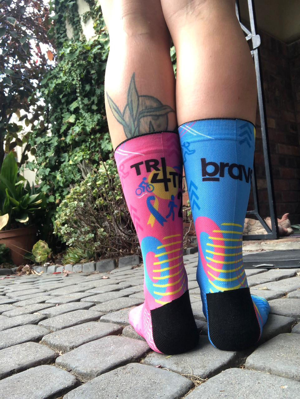 Thumbnail: Sexy Socks for Down Syndrome Day | Limited Edition Brave Life & Tri4Tri21 Socks