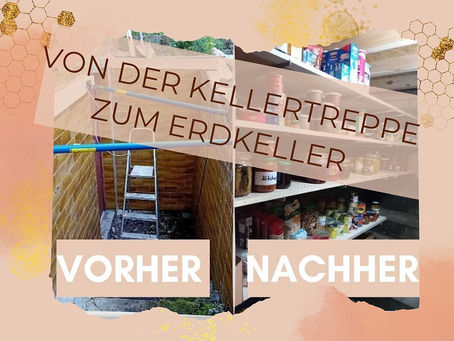 Wie wir eine Kellertreppe zum Erdkeller umbauen