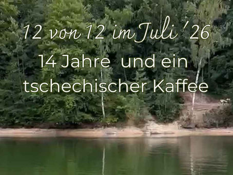 12 von 12 im Juli '26 - 14 Jahre und ein tschechischer Kaffee