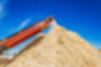 Mobile Grinding waste into Animal Bedding