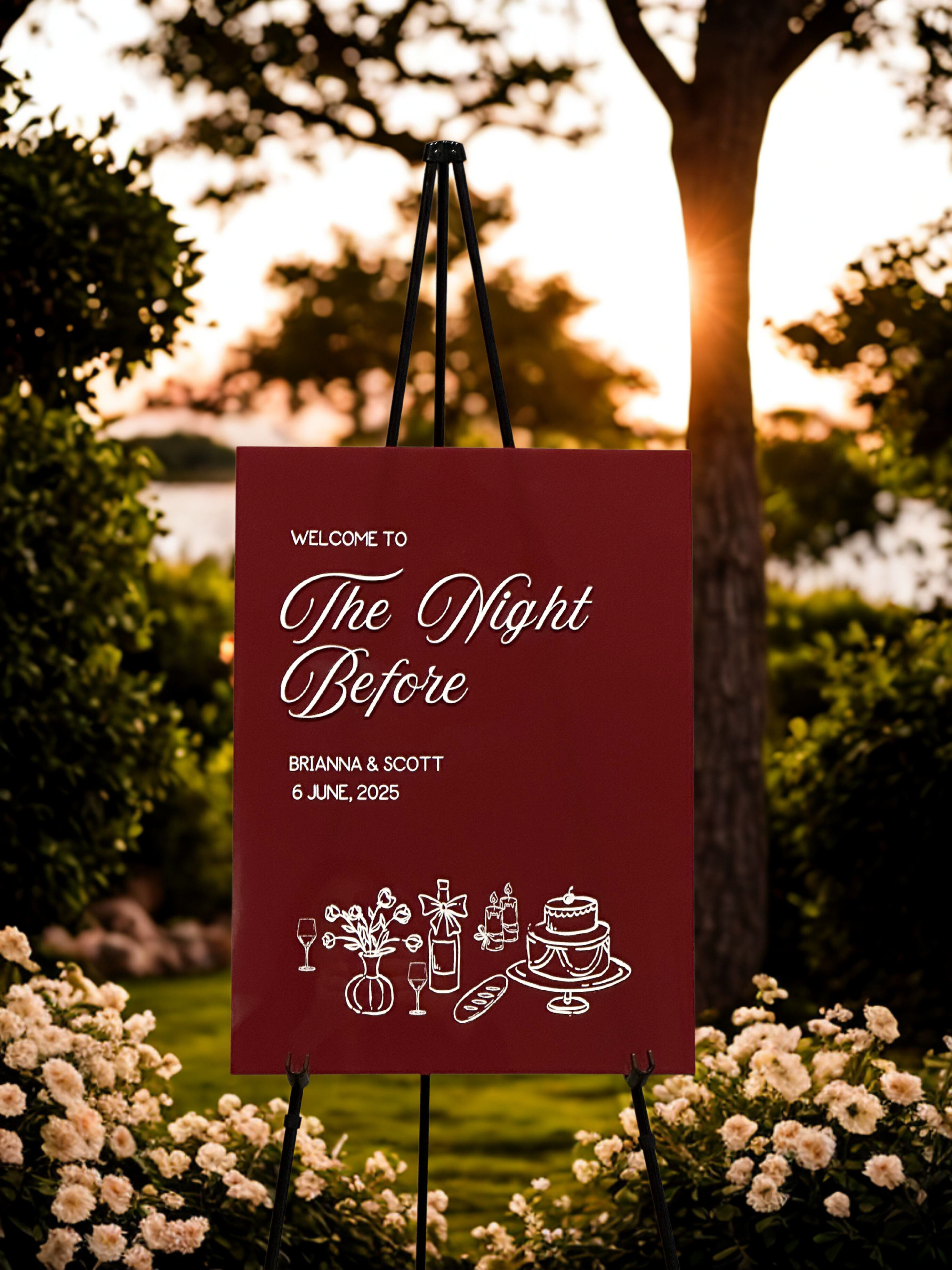 Welcome Sign | Acrylic Wedding or Event Sign