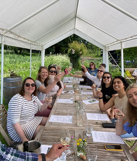 private wine tasting hen do