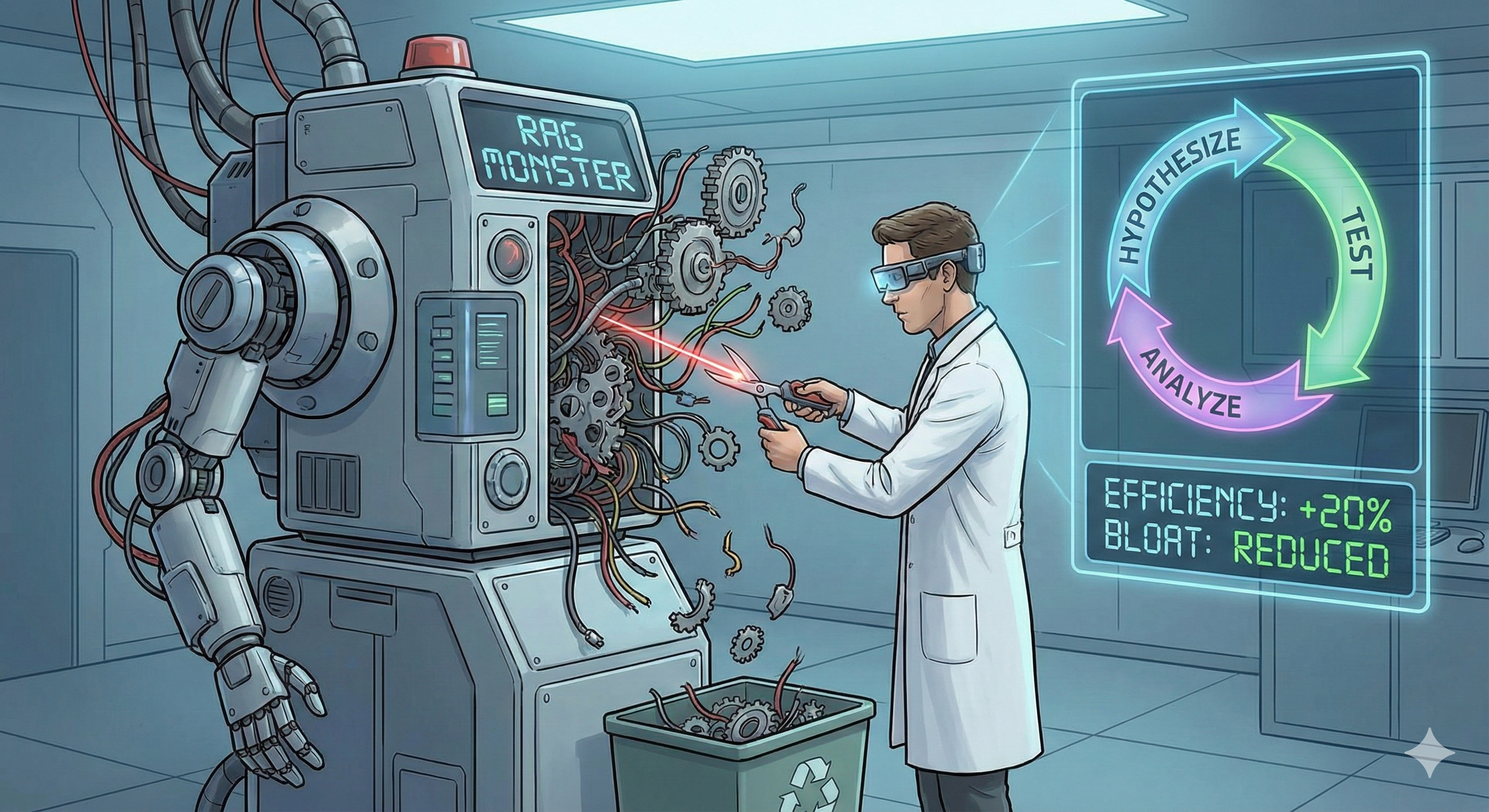 The Scientific Loop: Pruning the Monster