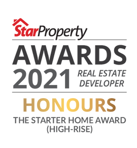 WINNER OF THE STARPROPERTY AWARDS 2021 - REAL ESTATE DEVELOPER HONOURS - THE STARTER HOME AWARD ( HIGH RISE)