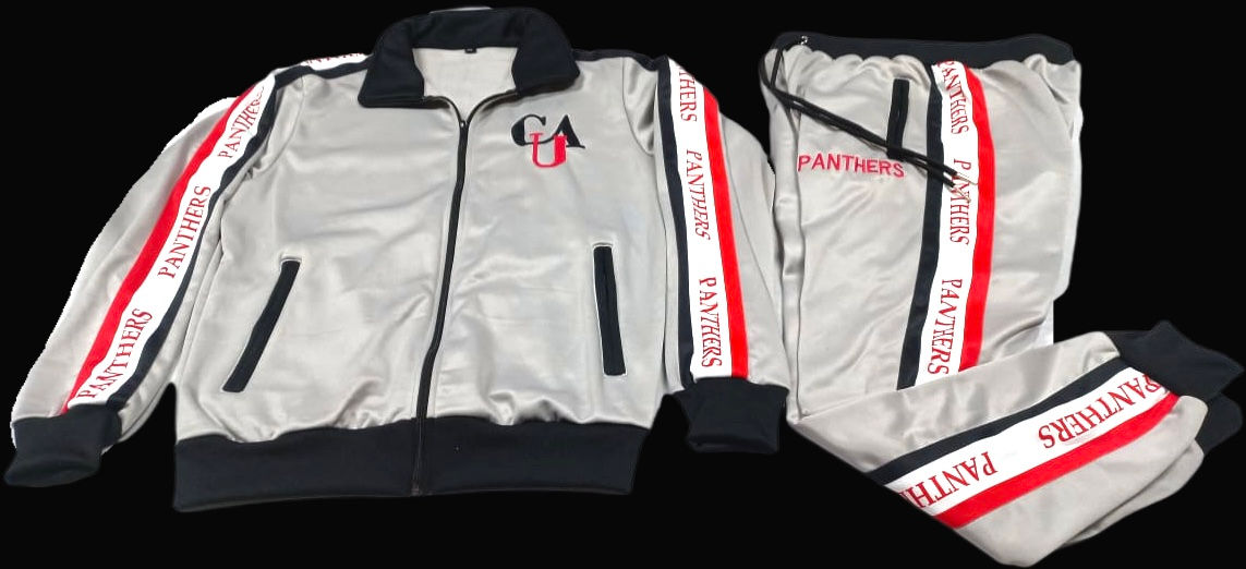 Clark Atlanta Panthers Gray Track Suit