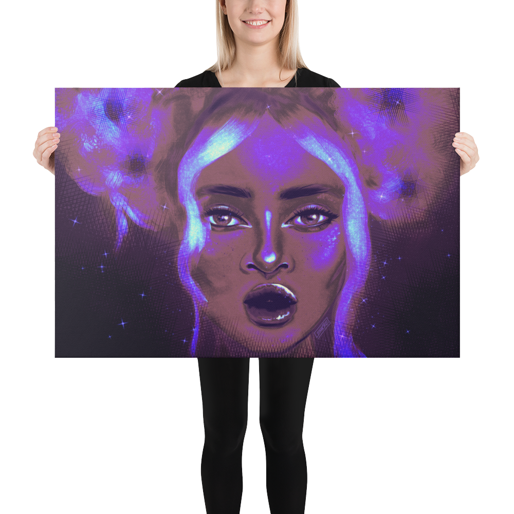 "Keeper of the Stars" Wrapped Canvas Print