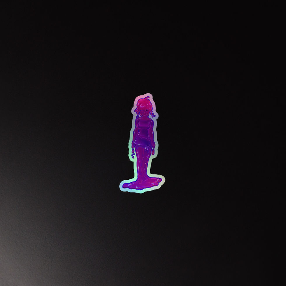 Thumbnail: Slime Girl Leanore Holographic stickers