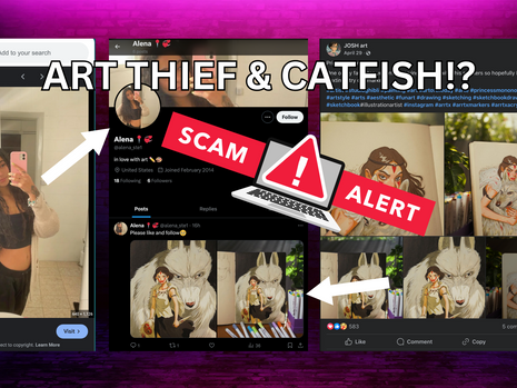 BUSTED: @alena_ste1 is an Art Thief Catfish!