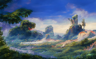 "Peaceful & Lush" by Leanore