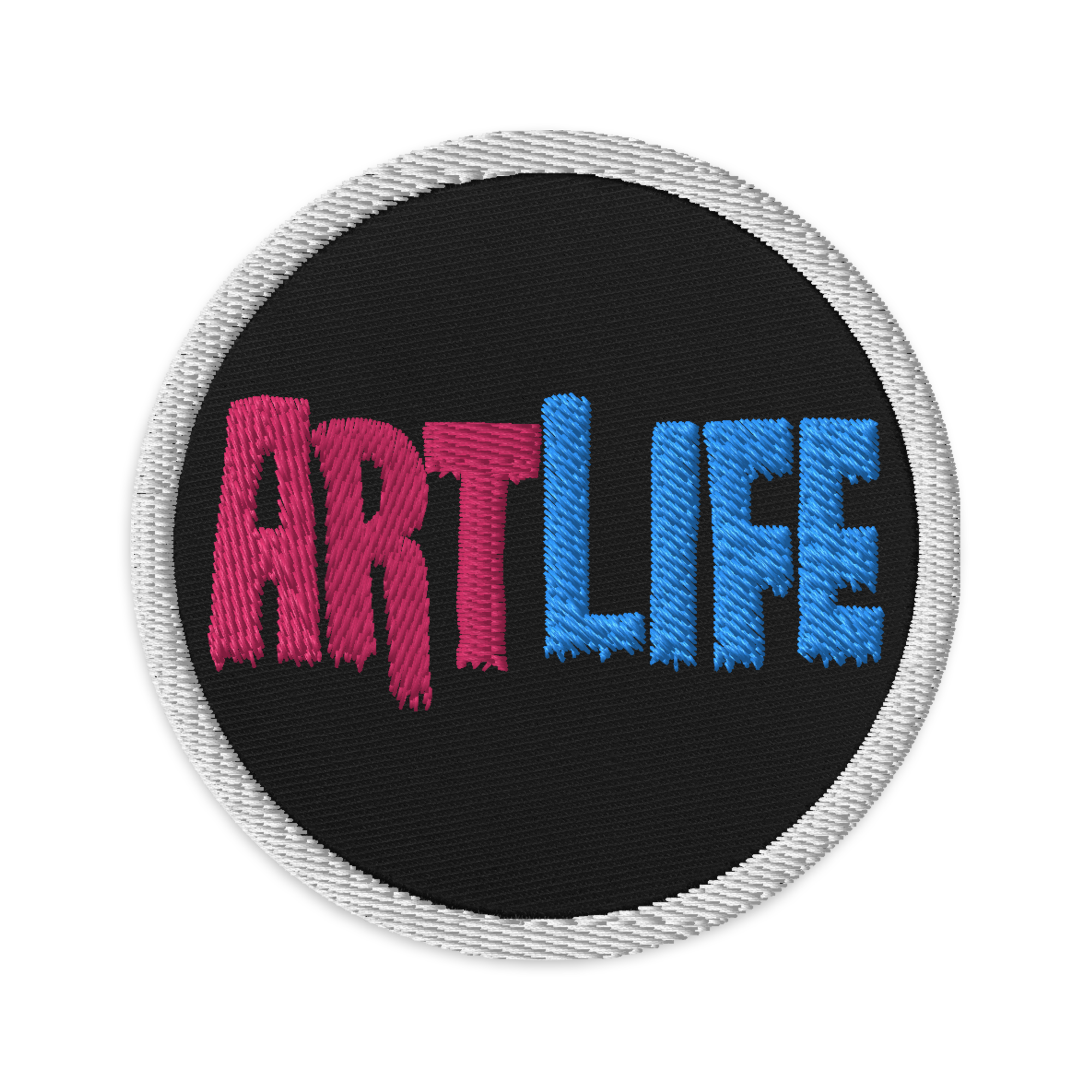 ArtLife Pink & Blue Embroidered patches