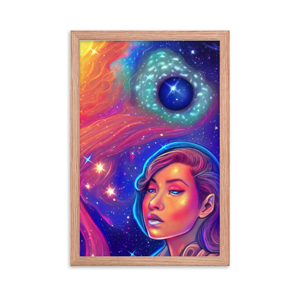 Thumbnail: "Dreaming of the Stars" Framed Poster