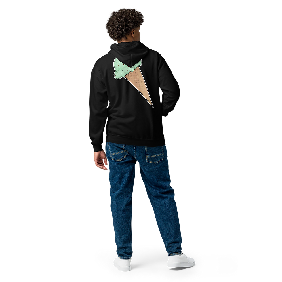Thumbnail: "Minty Love Never Dies" Unisex heavy blend zip hoodie
