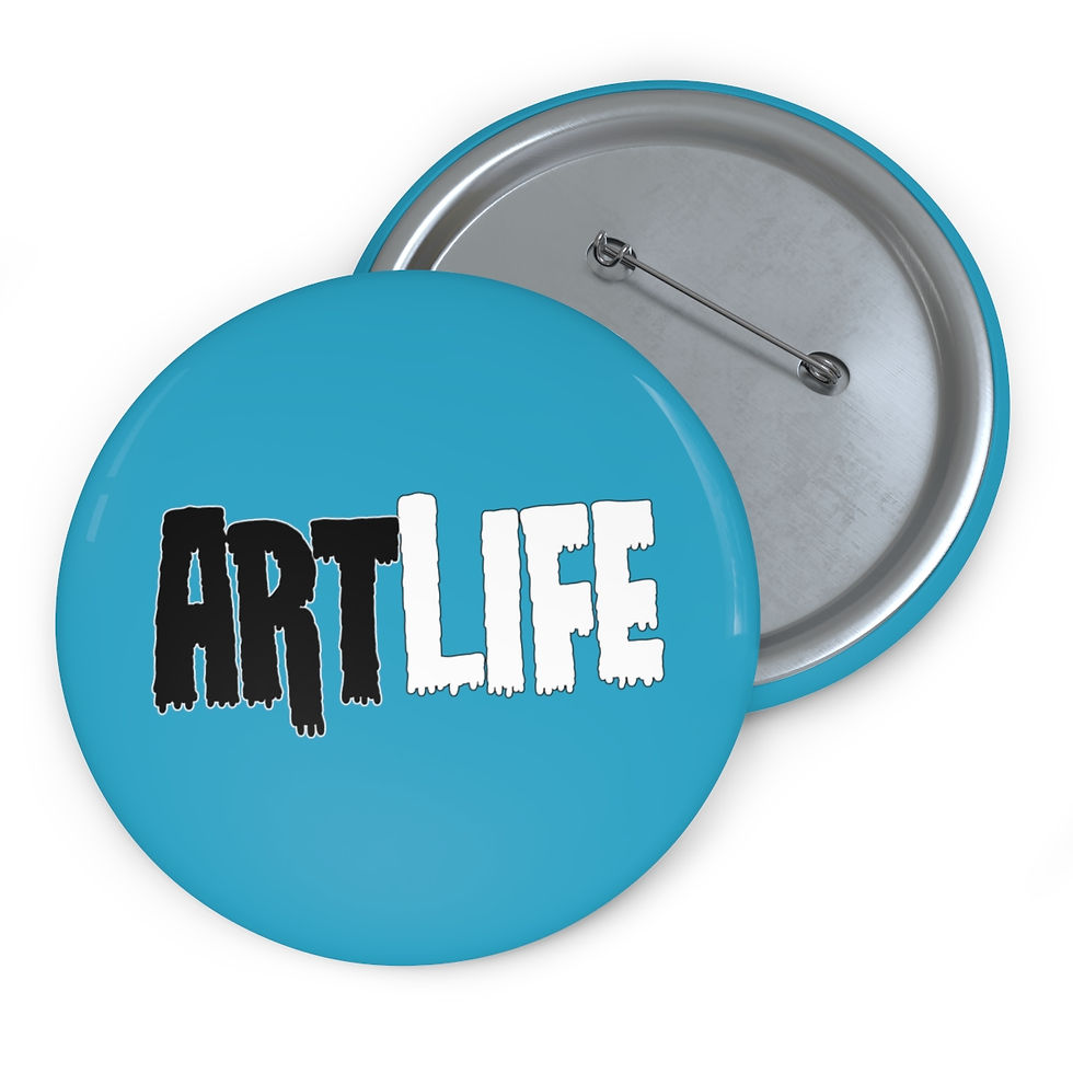 Thumbnail: Black & White Artlife Logo Buttons