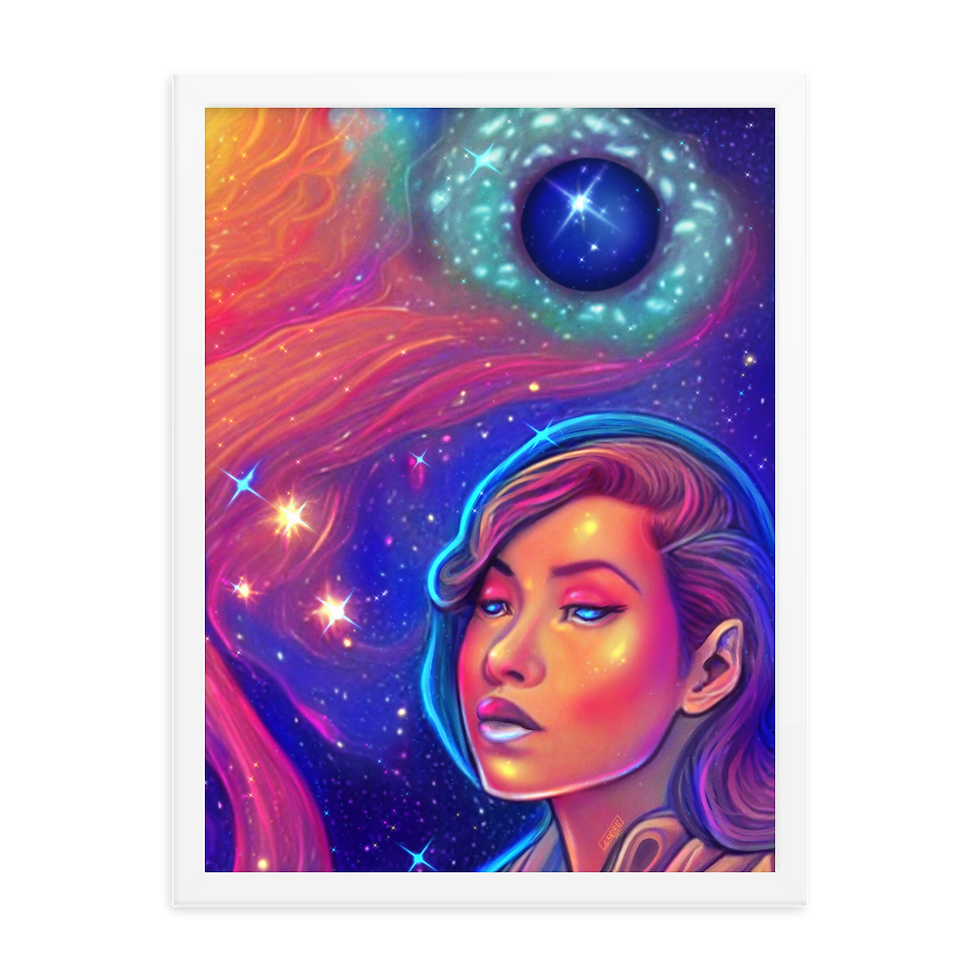 Thumbnail: "Dreaming of the Stars" Framed Poster