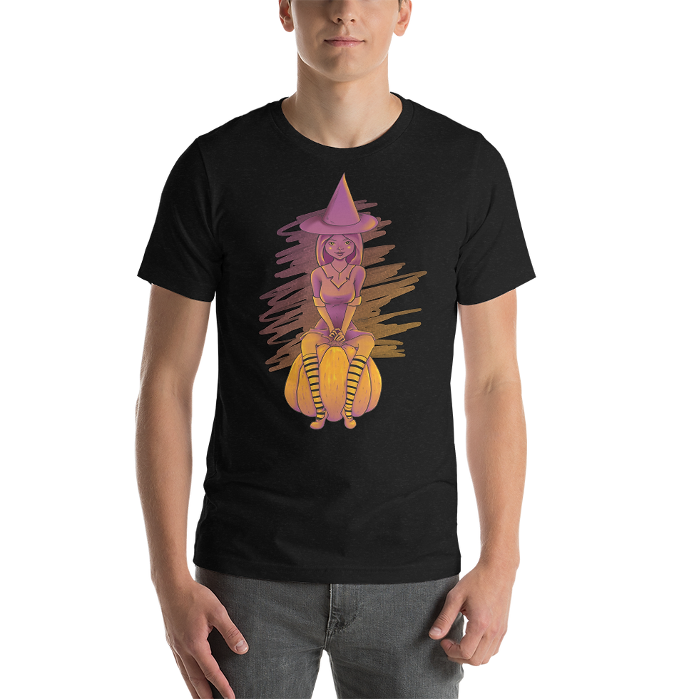 Thumbnail: "Little Pumpkin Witch" Unisex t-shirt