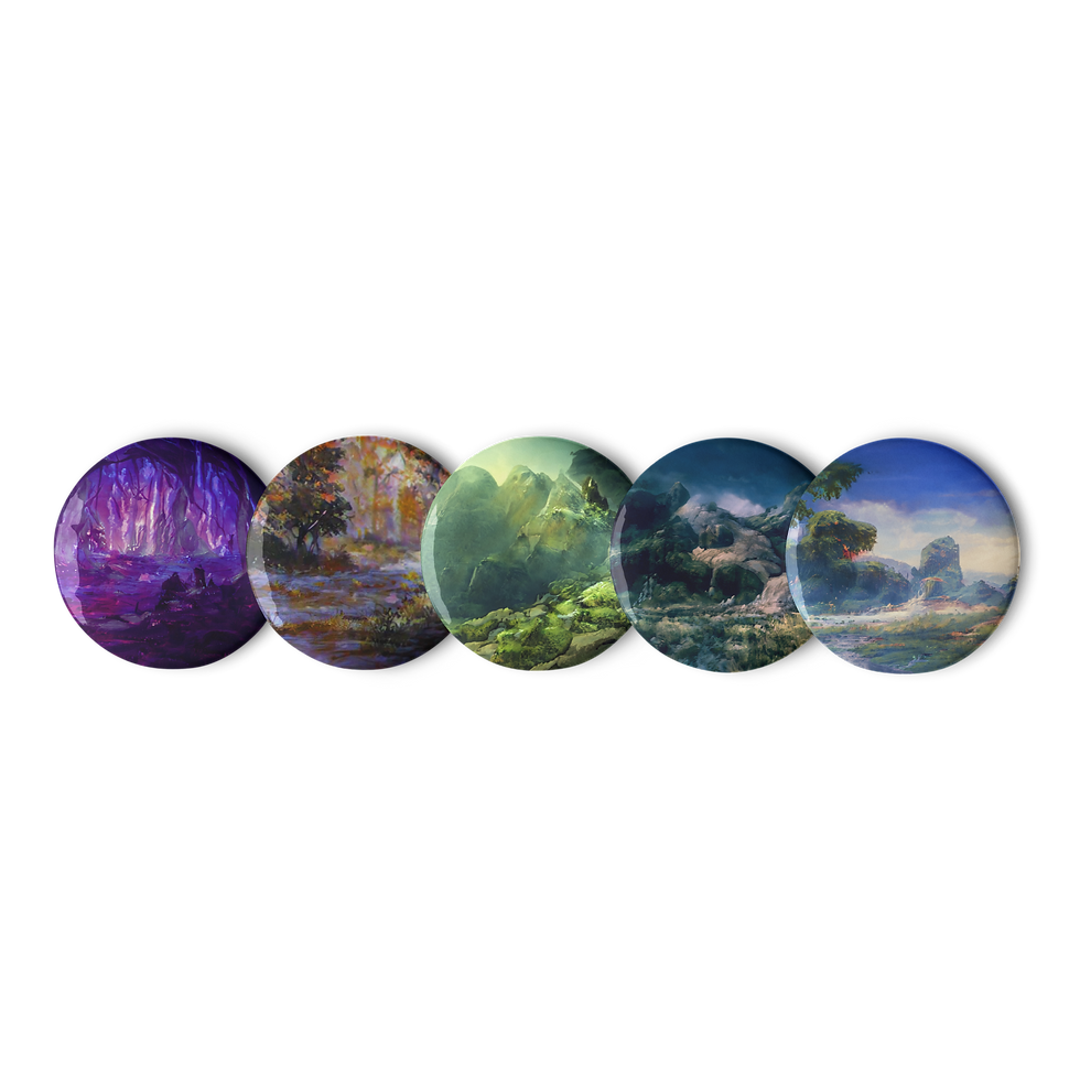 Thumbnail: Landscapes Button Set #1
